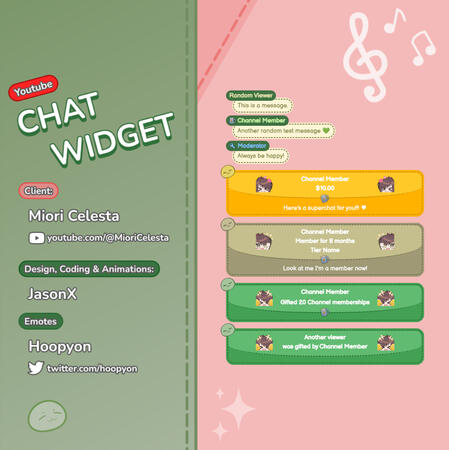 Youtube Chat Commission for Miori Celesta