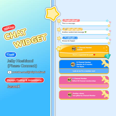 Youtube Chat Commission for Jelly Hoshiumi