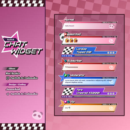 Twitch Chat Commission for Rui Asaka